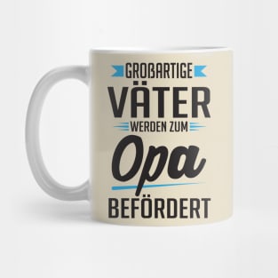 Großartige Väter werden zum Opa Mug